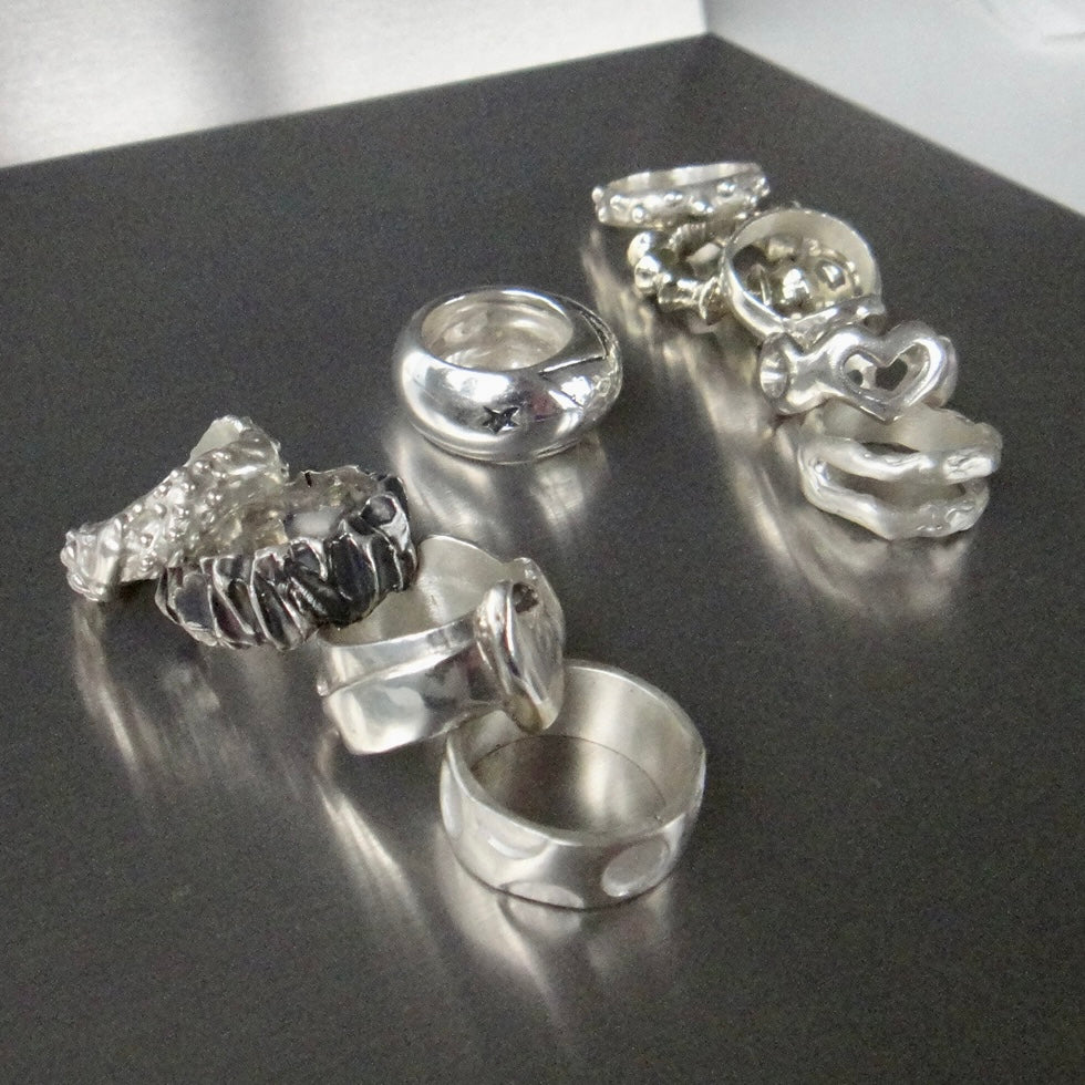 Silver rings