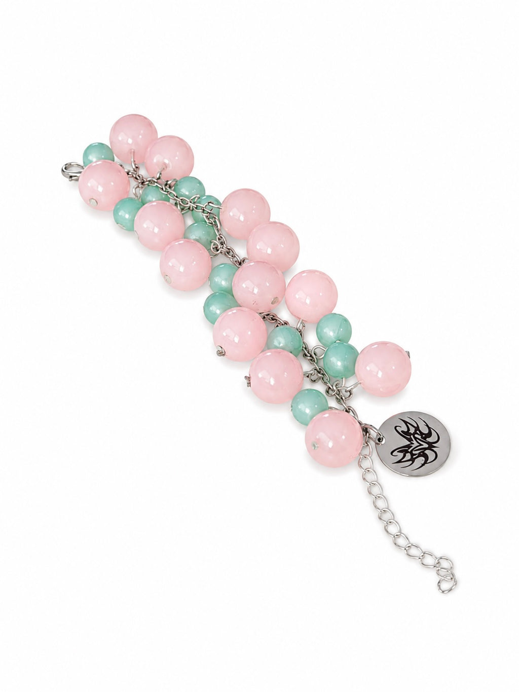 Beads bracelet pink