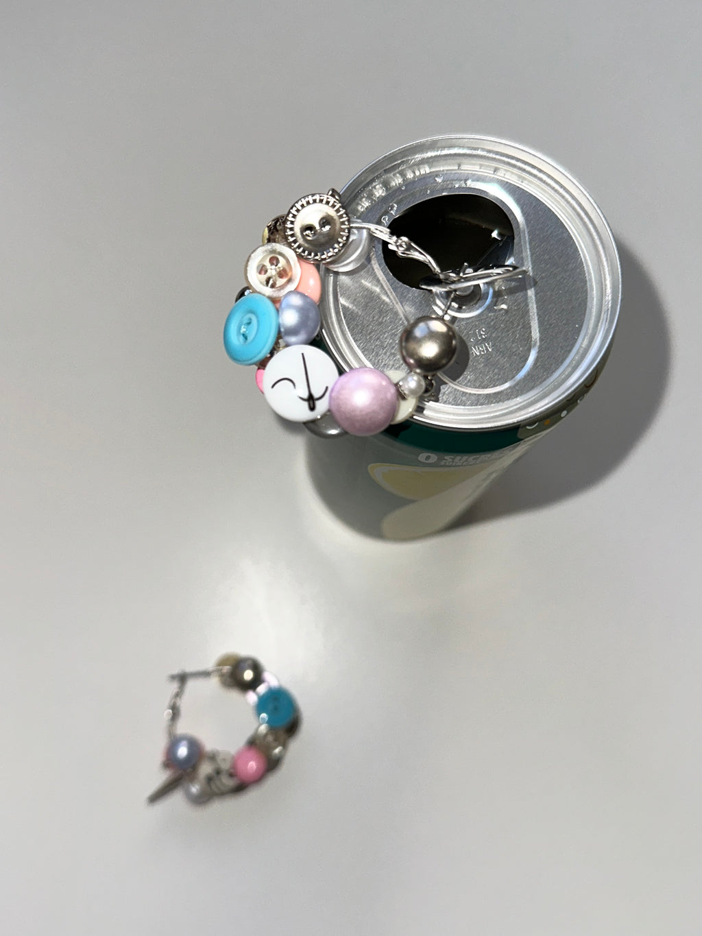 Small Button earrings