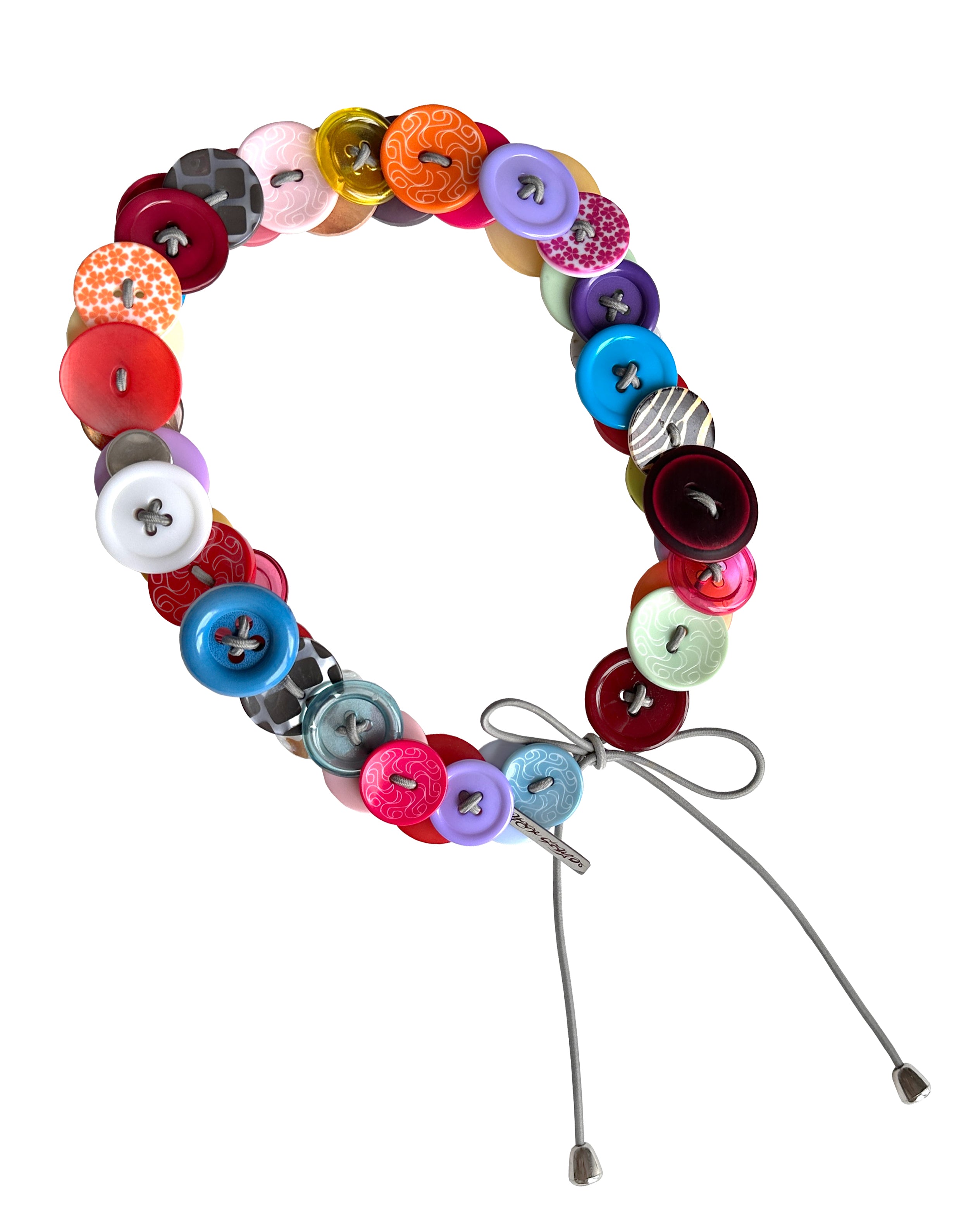 Button Belt multicolored