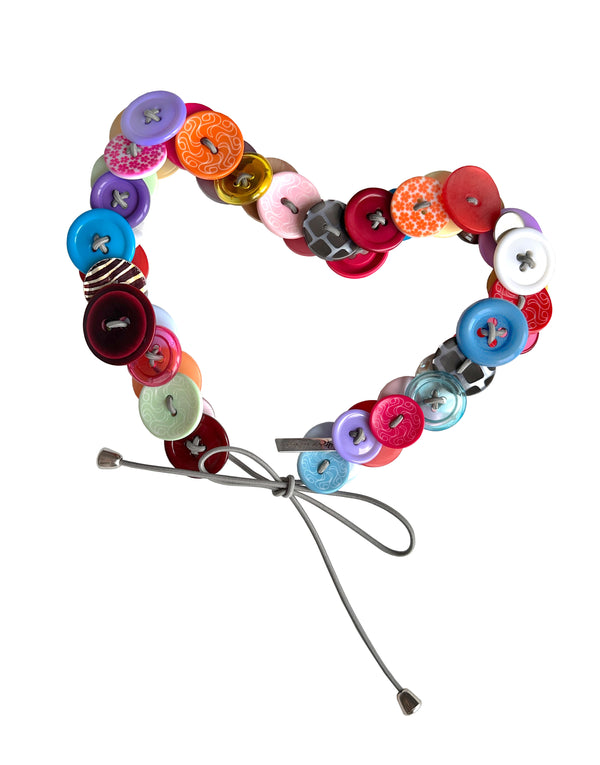 Button Belt multicolored