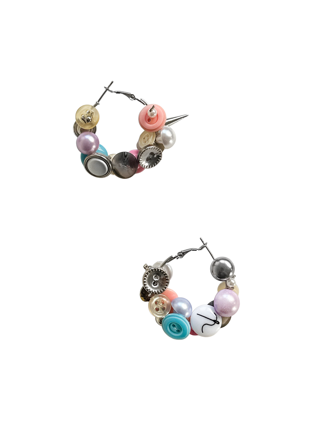 Small Button earrings